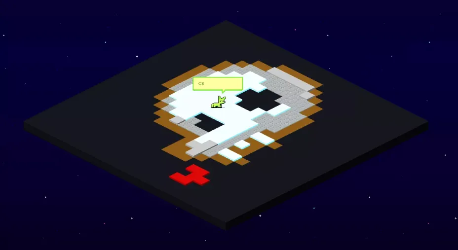 Räven sötnos i dödskallerummet