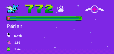 Pärlan med sin moderatorikon i spelet