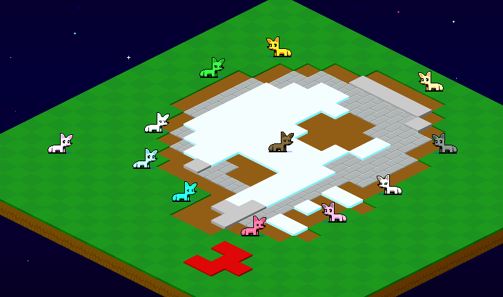 Dödsskallerum under färgrouletten